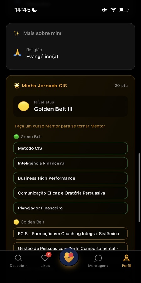 Jornada CIS — Golden Belt
